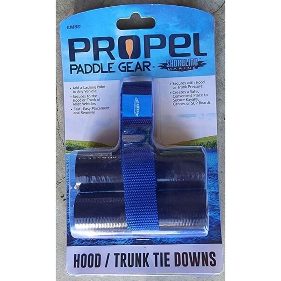 NEW Set Of 2 Propel Paddle Gear Hood Trunk Kayak Tie Downs by Shoreline Marine - Picture 1 of 3
